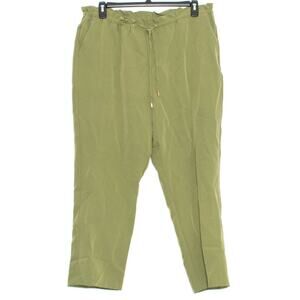NWT Marc New York Pants Minimalist Earthy Utility Boho Cottage Pull On Green XL
